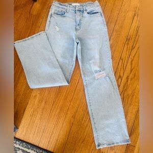 High Rise Light Blue Jeans